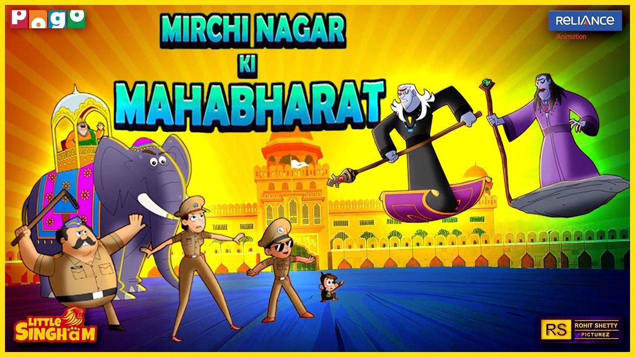History is Changing! ⏳ Singham's Time Travel War! (Mirchinagar Ki Mahabharat)