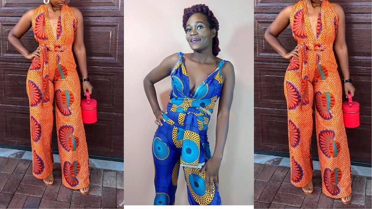 How to Sew Infinity Jumpsuit with African Print