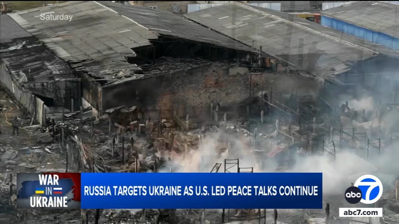 Russia targets Ukraine as US-led peace talks continue