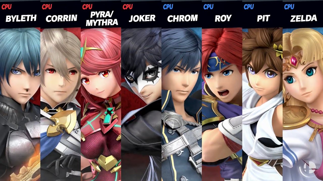 Super Smash Bros. Ultimate - Team Byleth vs Team Chrom
