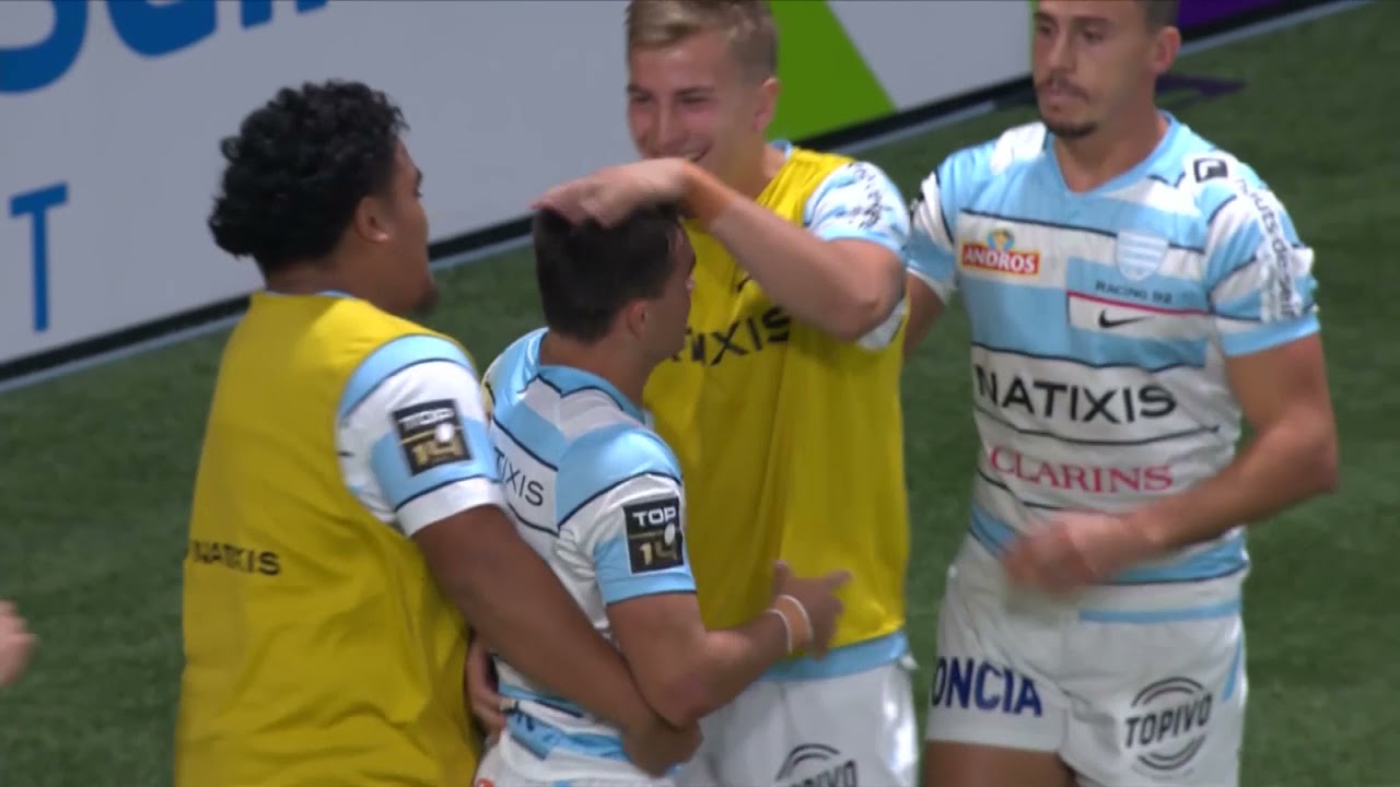 TOP 14 - Essai de Max SPRING (R92) - Racing 92 - Montpellier H&eacute;rault Rugby - J08 - Saison 2021/2022