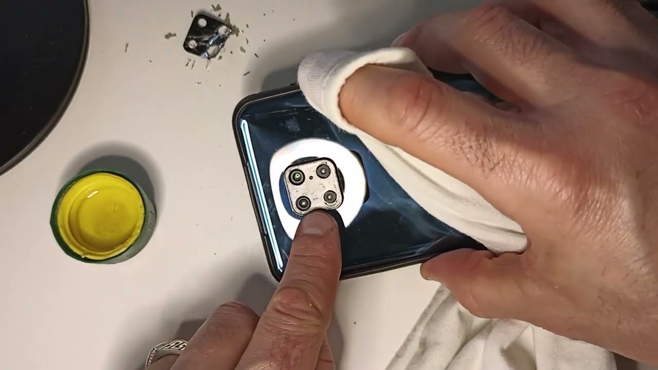 XIAOMI Note 9S Remplacer le verre de protection des lentilles de l'appareil photo