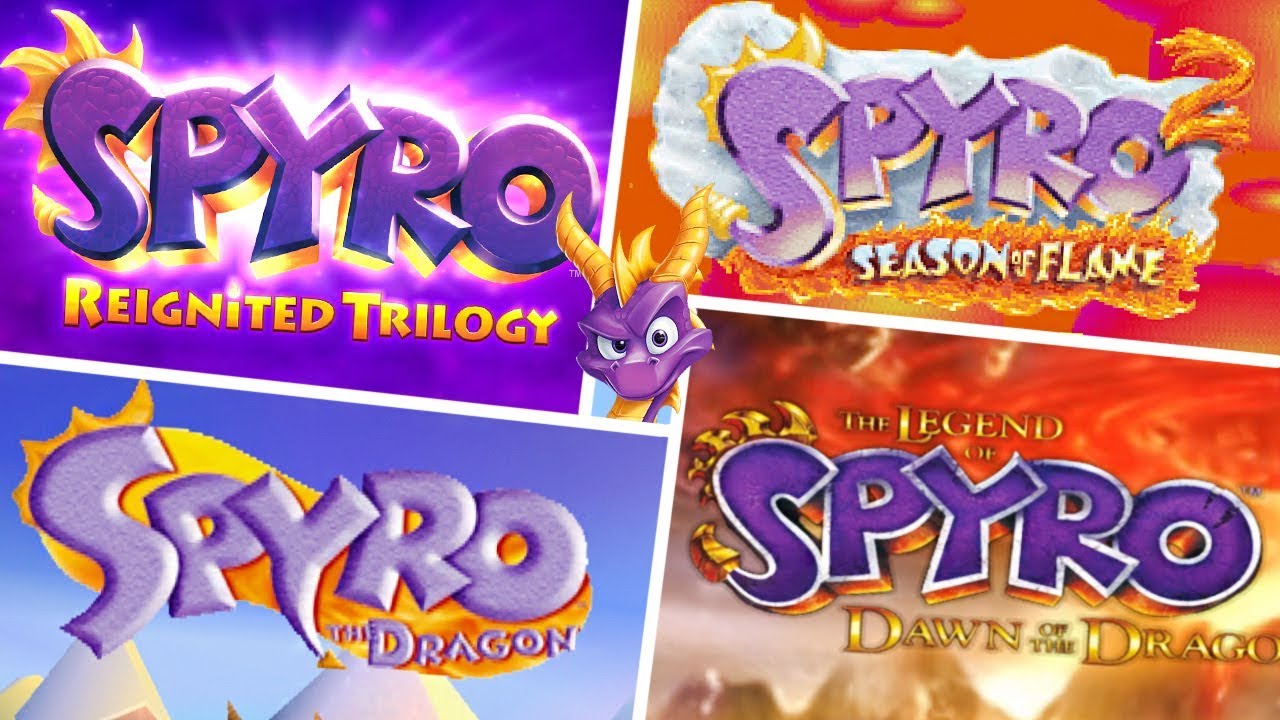 Spyro The Dragon All Intros - Evolution