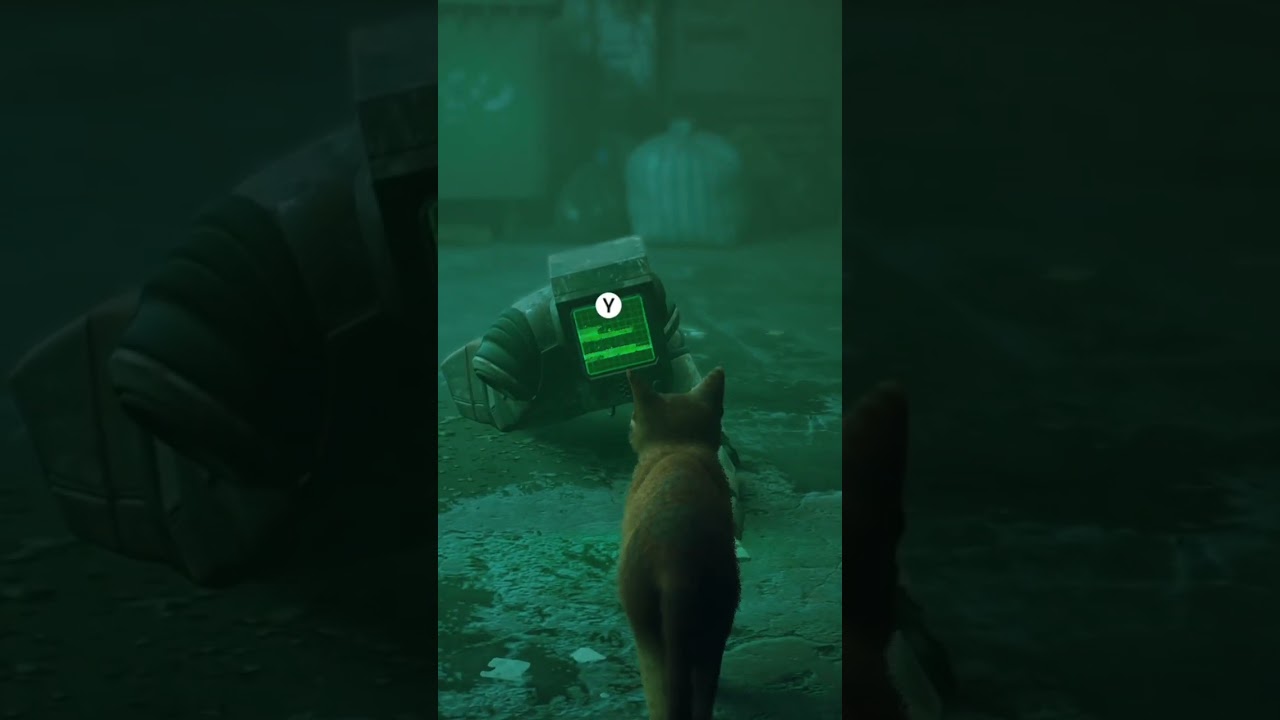 Stray - Robot #shorts #robot #game #future #cat #cats #cute #cyberpunk #adventure #meow