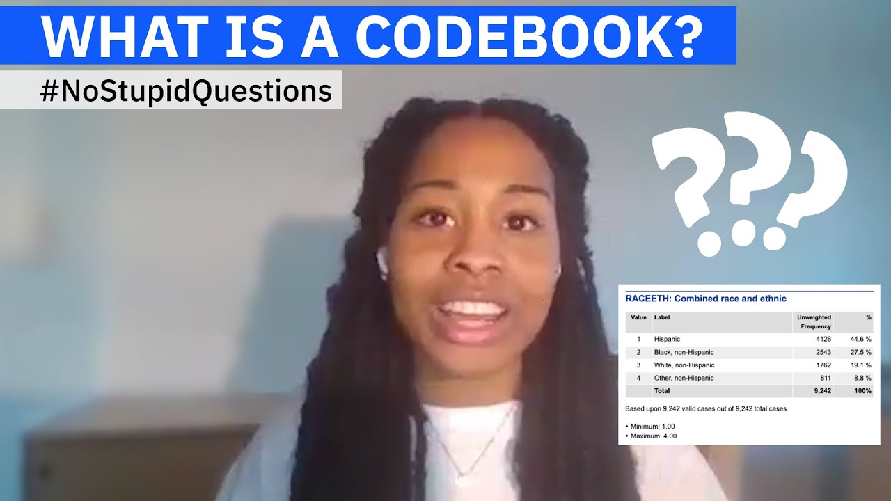 What is a Codebook? #NoStupidQuestions