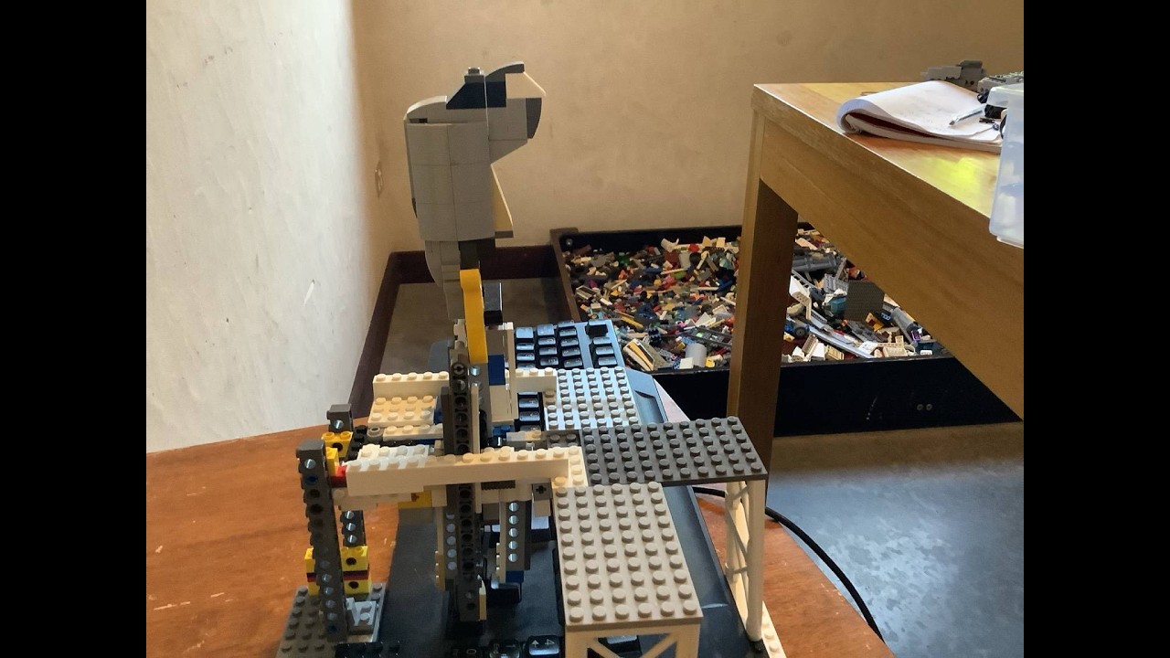 I built a ‘functional’ Lego side stick for flightgear flight simulator!