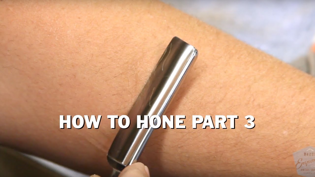 How to Hone a Straight Razor: Step 3 Sharpness Check