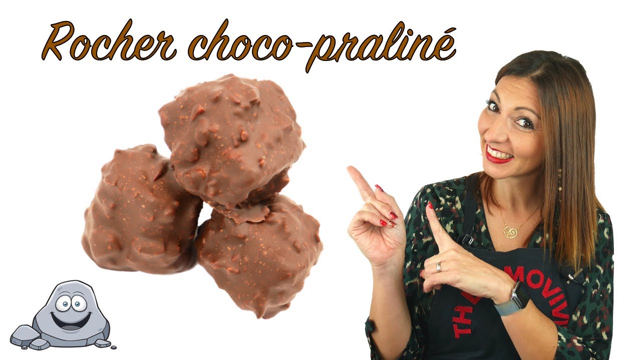 ROCHERS au chocolat et praliné, recette au Thermomix