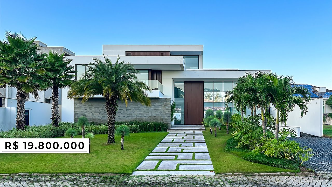 Tour Casa Contempor&acirc;nea na Barra da Tijuca - Mans&atilde;o Incr&iacute;vel no Malibu