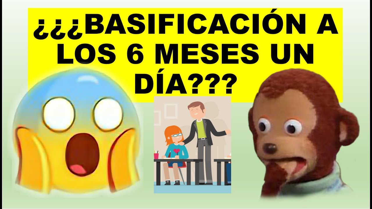 Soy Docente: BASIFICACIÓN A LOS SEIS MESES UN DÍA (NOMBRAMIENTO DEFINITIVO)
