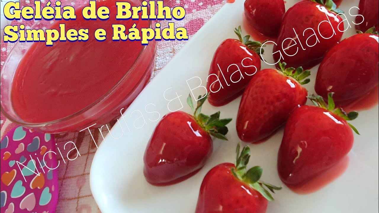 APRENDI FAZER ESSA GELÉIA DE BRILHO COM UMA CHEF DE RESTAURANTE E NÃO COMPREI MAIS SO USO ELA.
