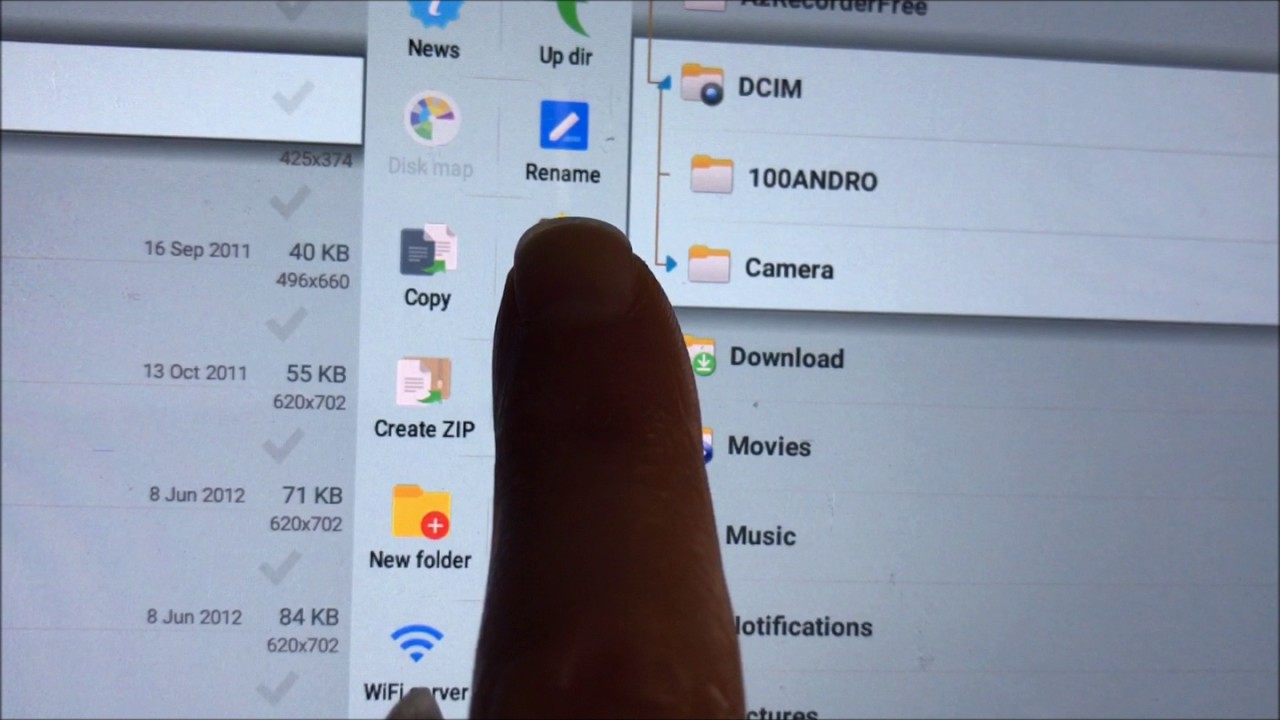 How to rename a folder - Android devices