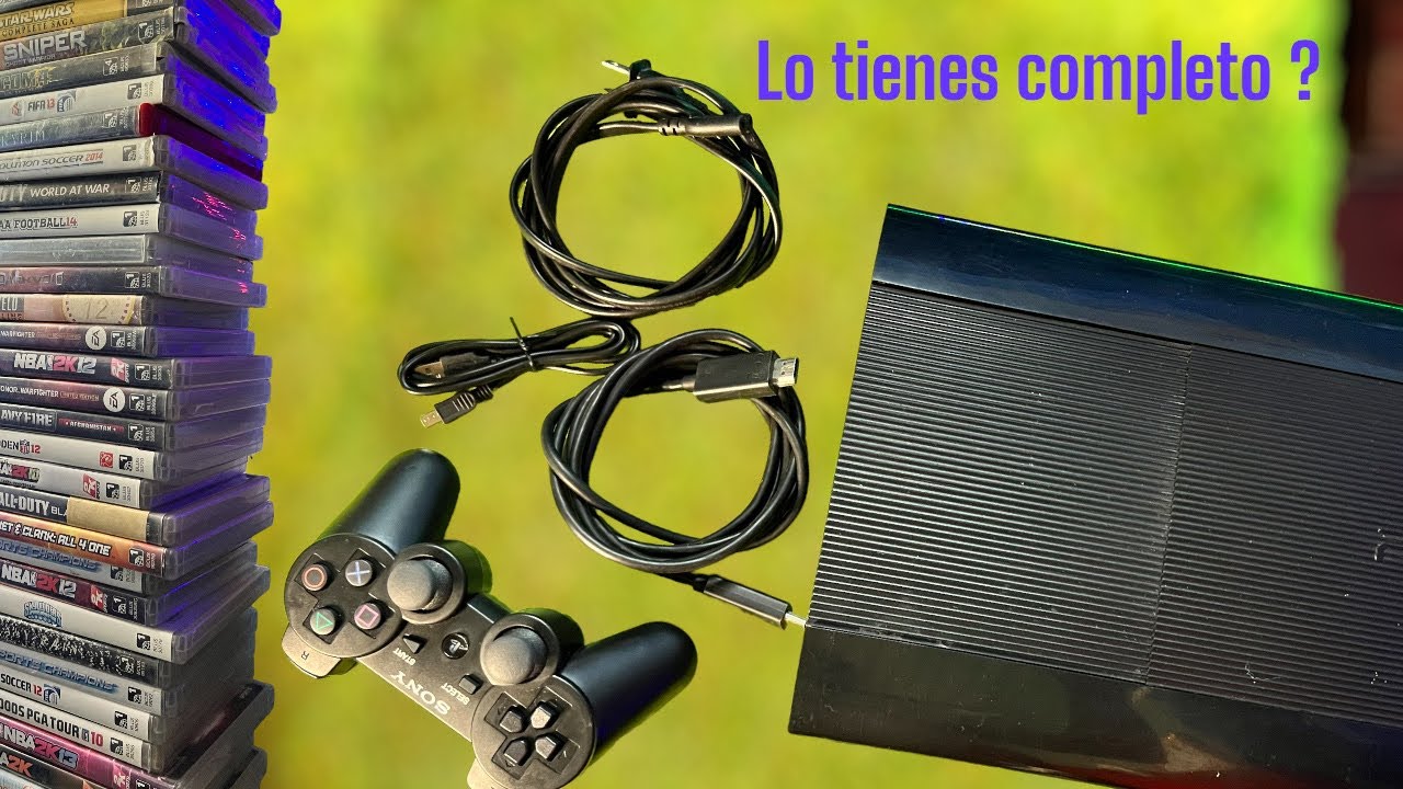 PS3/ Cuáles son los componentes básicos para poderlo usar ?