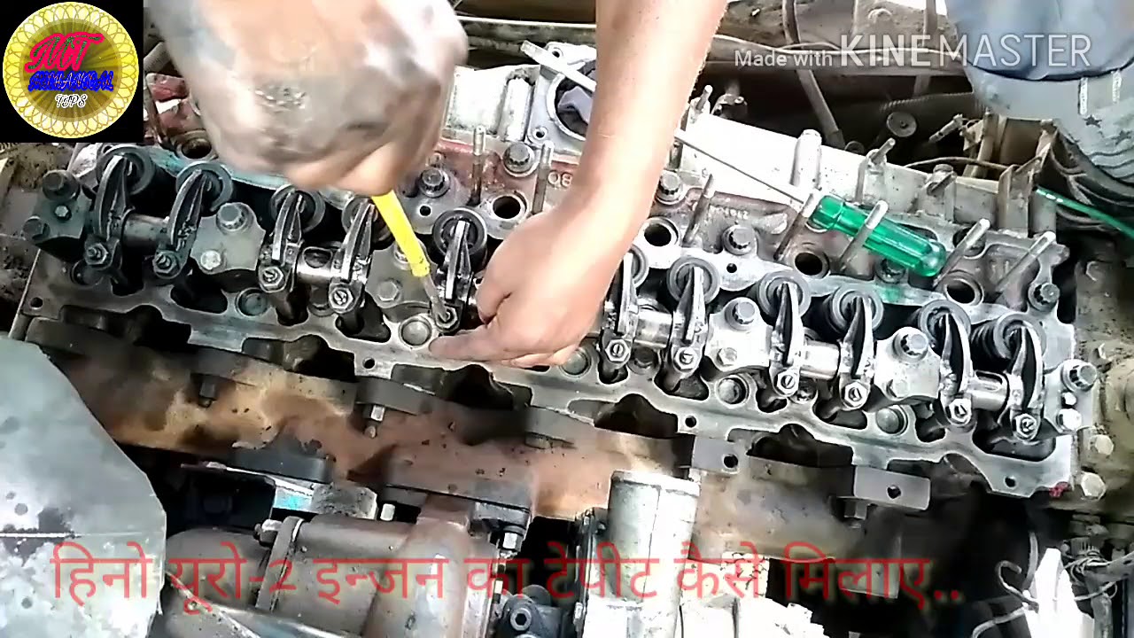 HINO EURO II ENGINE TAPPET SETTING PROCESSES By Mechanical Tips