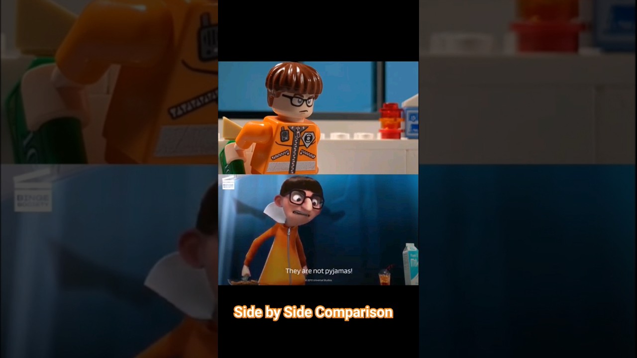 Это не пижамы! Сравнение LEGO «Гадкий я» в покадровой анимации 