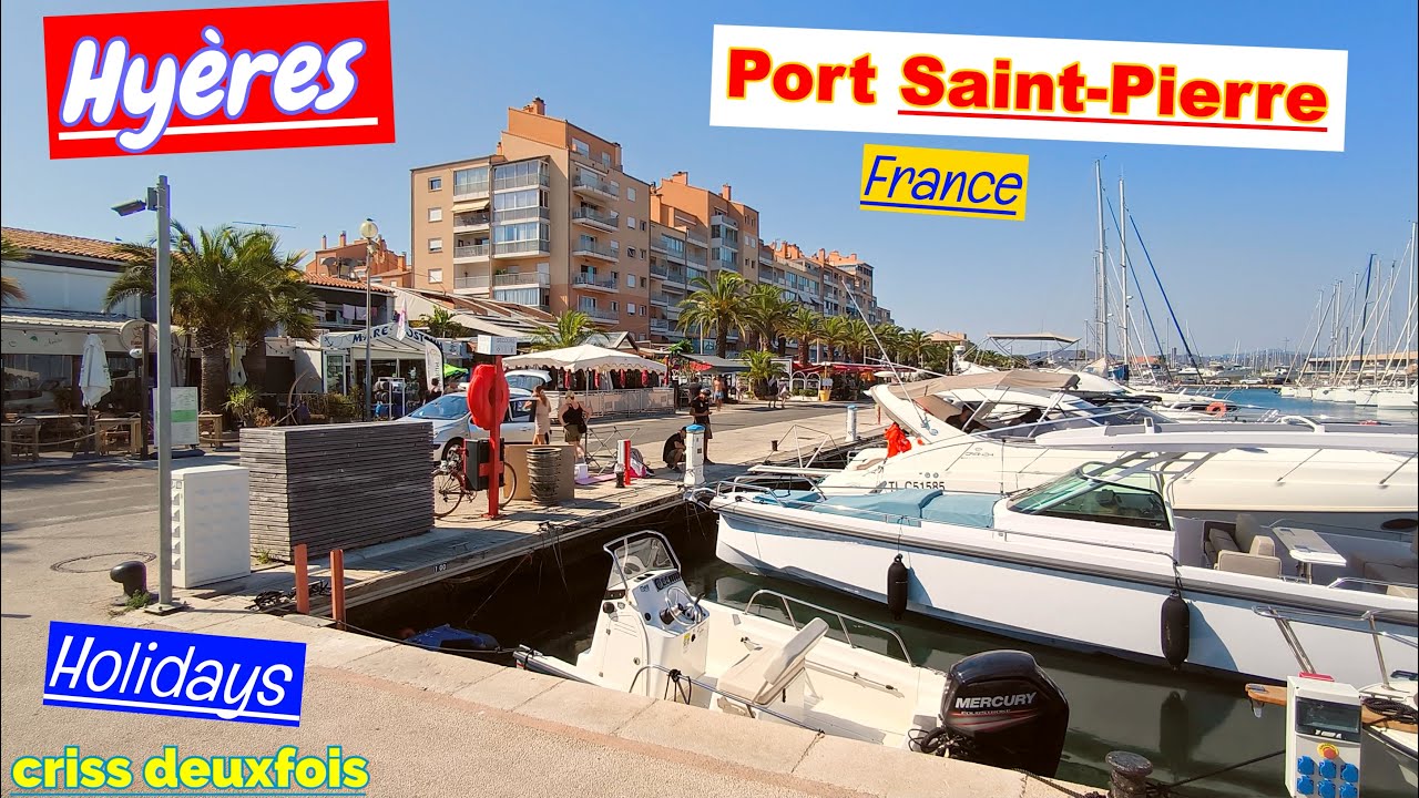 Hyères ; Balade dans le Port de Plaisance Saint-Pierre ; Var ; Région PACA ; France