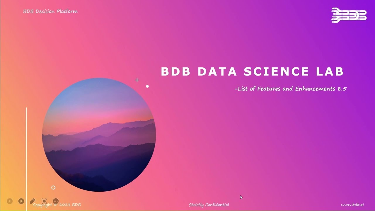 BDB 8.5 - DS Lab Features