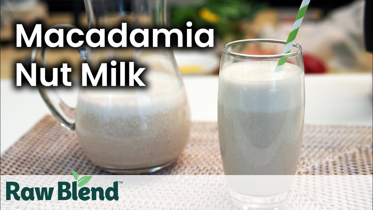 How to make Macadamia Nut Milk in a Vitamix Blender | Recipe Video