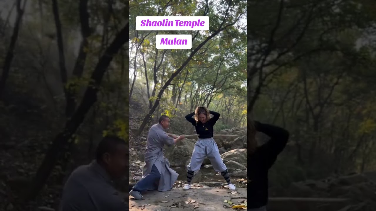 shaolin monk Training woman #woman #training #monk #shaolinkungfu #kungfu #shaolinmonk