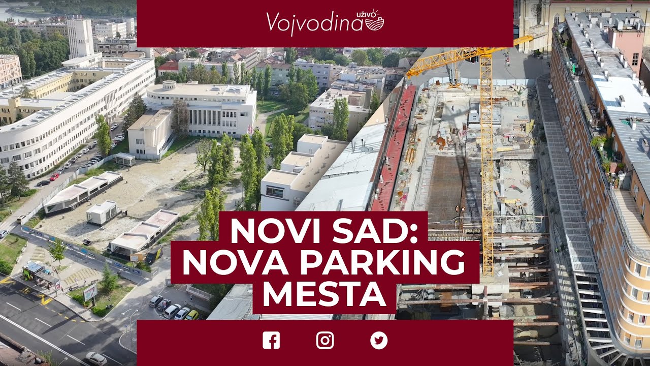 Nove Javne garaže u Novom Sadu, radovi u toku @VojvodinaUzivo