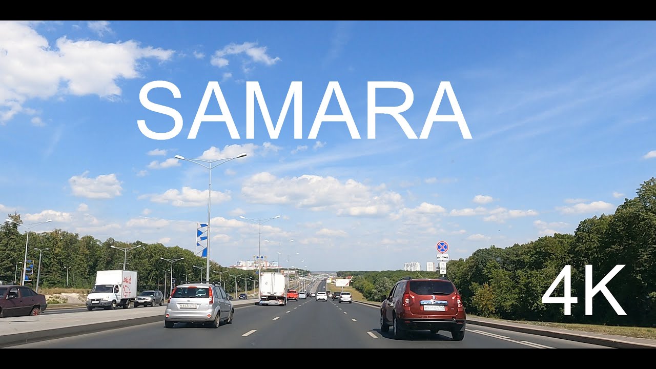 Driving in Samara Russia 4K (Вождение в Самаре)