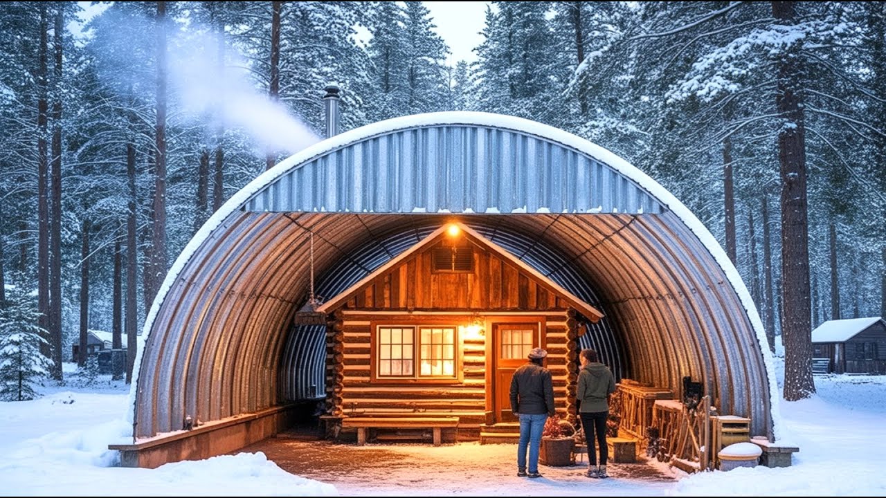 They mocked him when he covered his cabin with a metal arch—until it was 55° warmer inside.