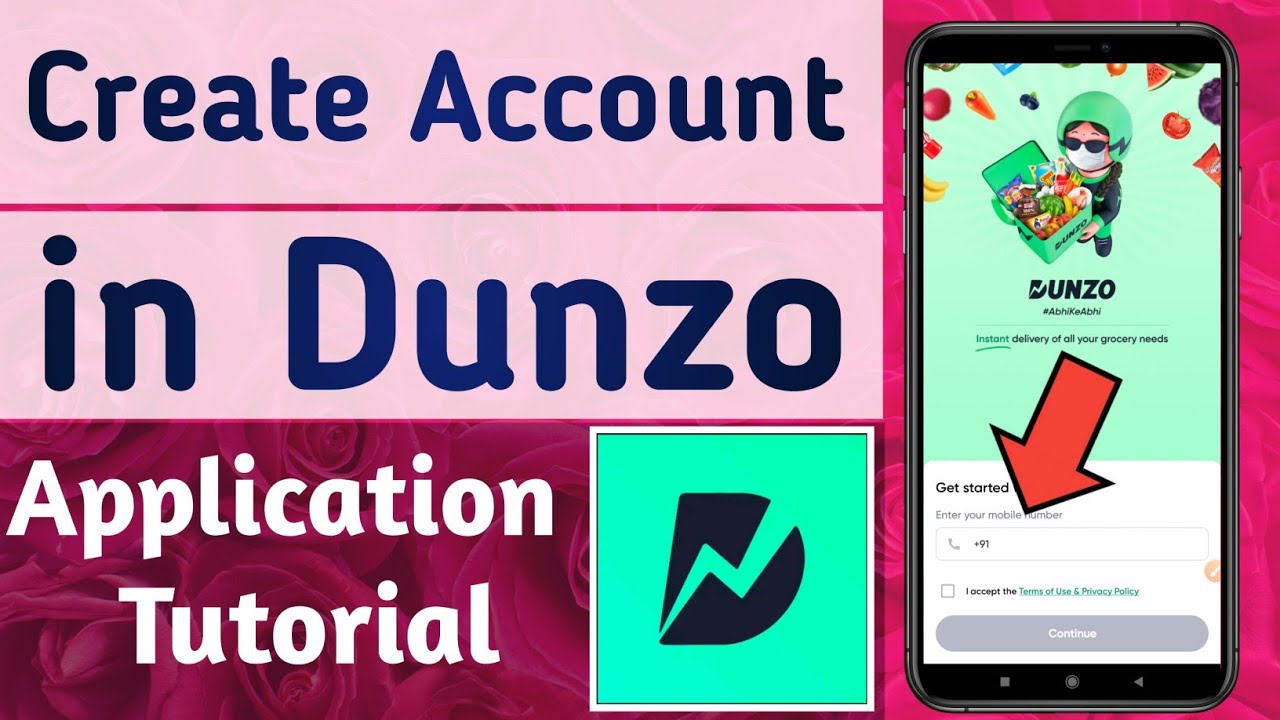 How to Create Account in Dunzo App
