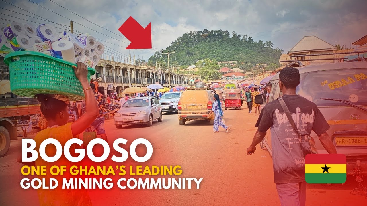 How Bogoso Looks Like In 2024, One Of Ghana’s Leading Gold Mining Town 🇬🇭