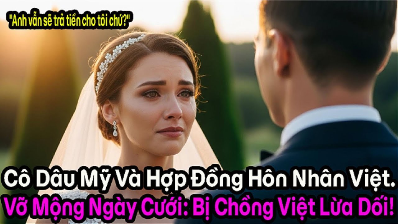 Vỡ Mộng Ngày Đầu Kết Hôn, Cô Dâu Mỹ Phát Hiện Cú Lừa Từ Người Chồng Việt.