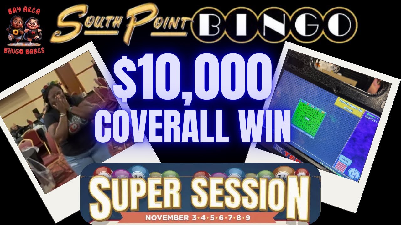 ВЫИГРАЙТЕ приз в размере 10 000 долларов США на суперсеансе бинго South Point Bingo в ноябре 2024...