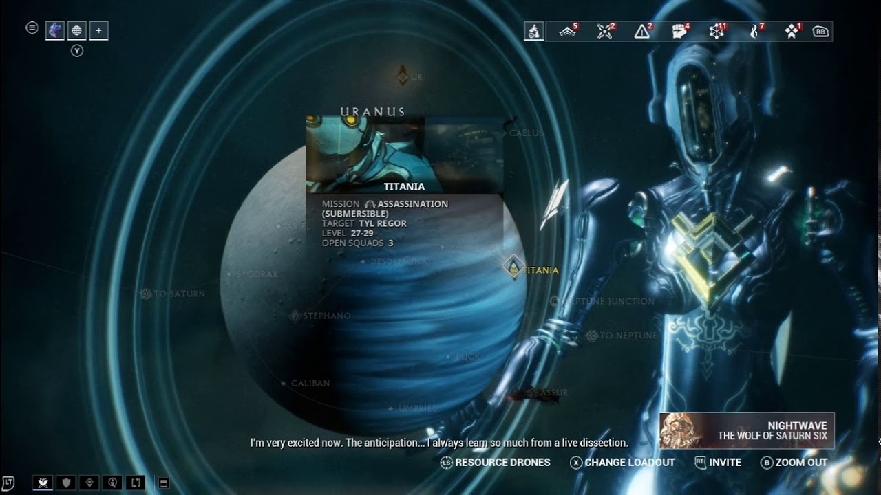 The Anticipation - Tyl Regor Quote Warframe
