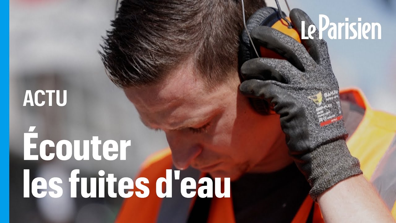Fuites d’eau potable à Paris : ils tendent l'oreille pour les traquer