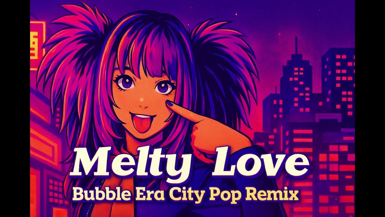 【㊗️5万回再生！🎉】Melty Love / SHAZNA (Cover) - Bubble Era City Pop Remix ver. | FakeMusic Japan
