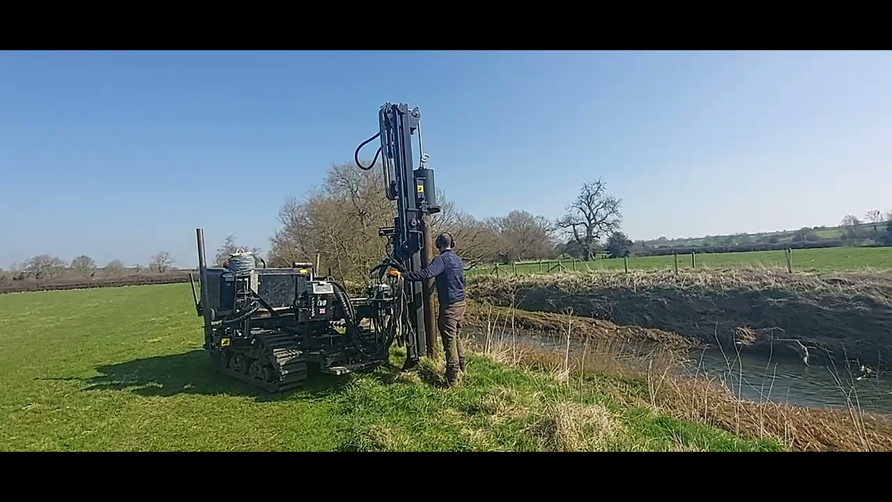Protech Evo Compact post driver machine in action!