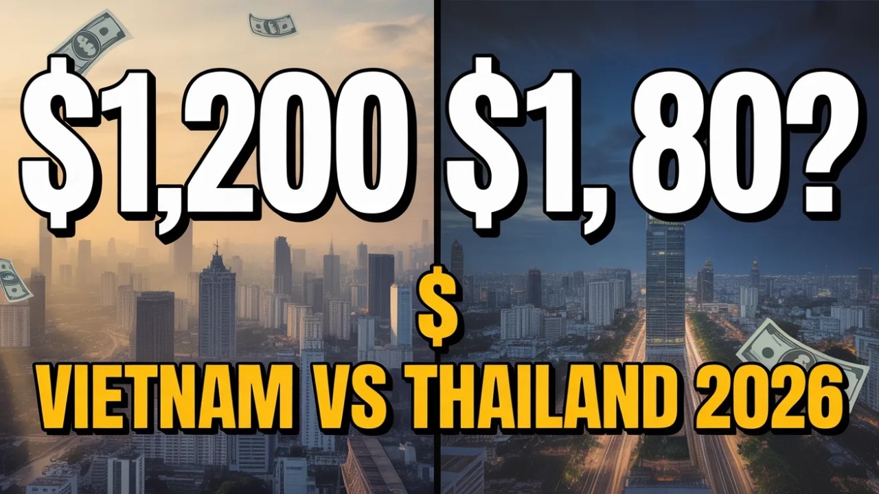 Cost of Living Vietnam vs Thailand (Real 2026 Numbers)
