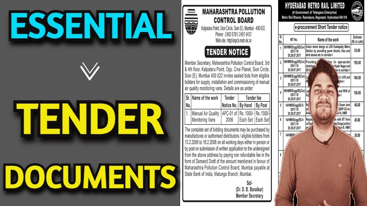 What is Tender Documents | Essential Tender Documents for EPC Projects | Learning Civil Technology