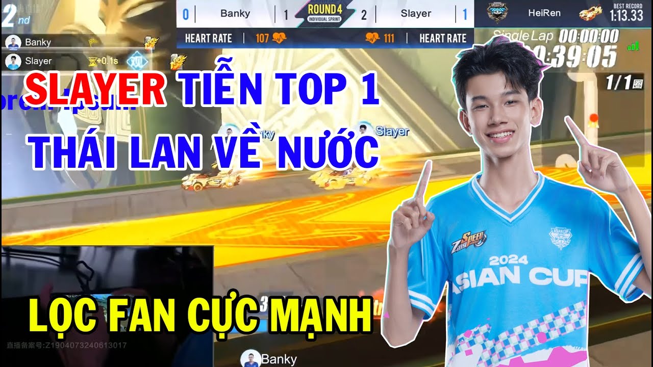 ZingSpeed Mobile | Slayer Đánh Bại Top 1 Thái Lan Banky - Asian Cup 2024