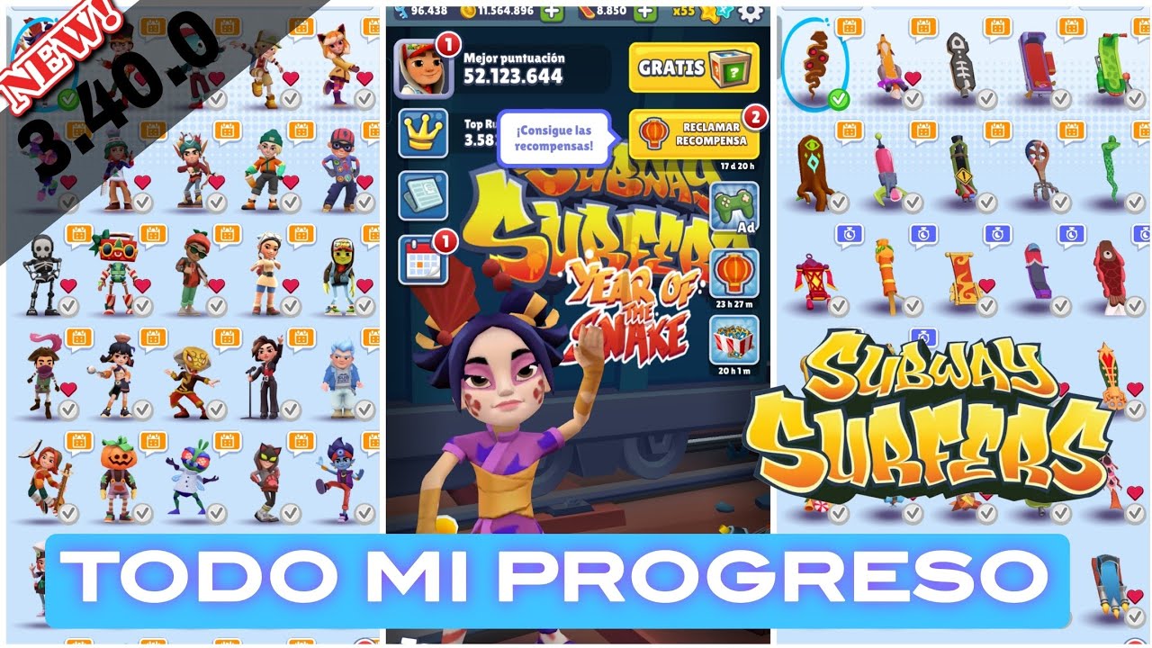 TODO MI PROGRESO SUBWAY SURFER LUOYANG 2025 ⬇️ Year Of The Snake All Unlocked
