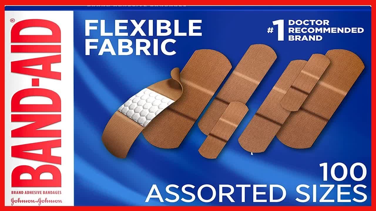 Band-Aid Brand Flexible Fabric Adhesive Bandages: Comfort and Protection You Can Count On