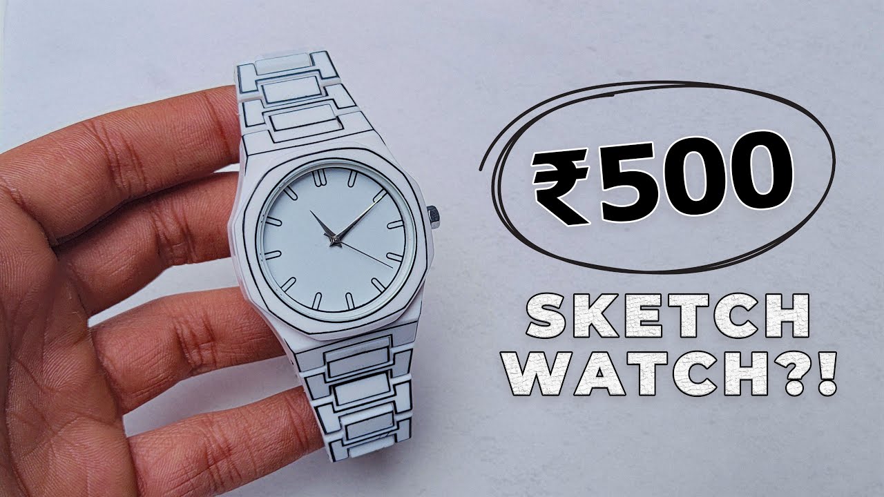 This Unique Sketch Watch costs only Rs 500 on Amazon! 🤯🤯 Sketch Watch Review