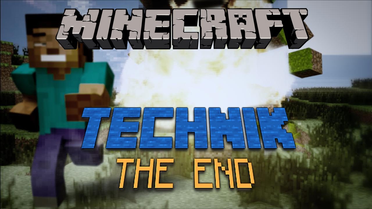 MINECRAFT TECHNIK FINAL PART - THE END!!!Wie zestört man einen Minecraft Server!!!
