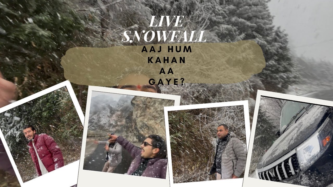 Live Snowfall Dekh Hi Li..🌨️🥶……..#snowfall #uttarakhand 