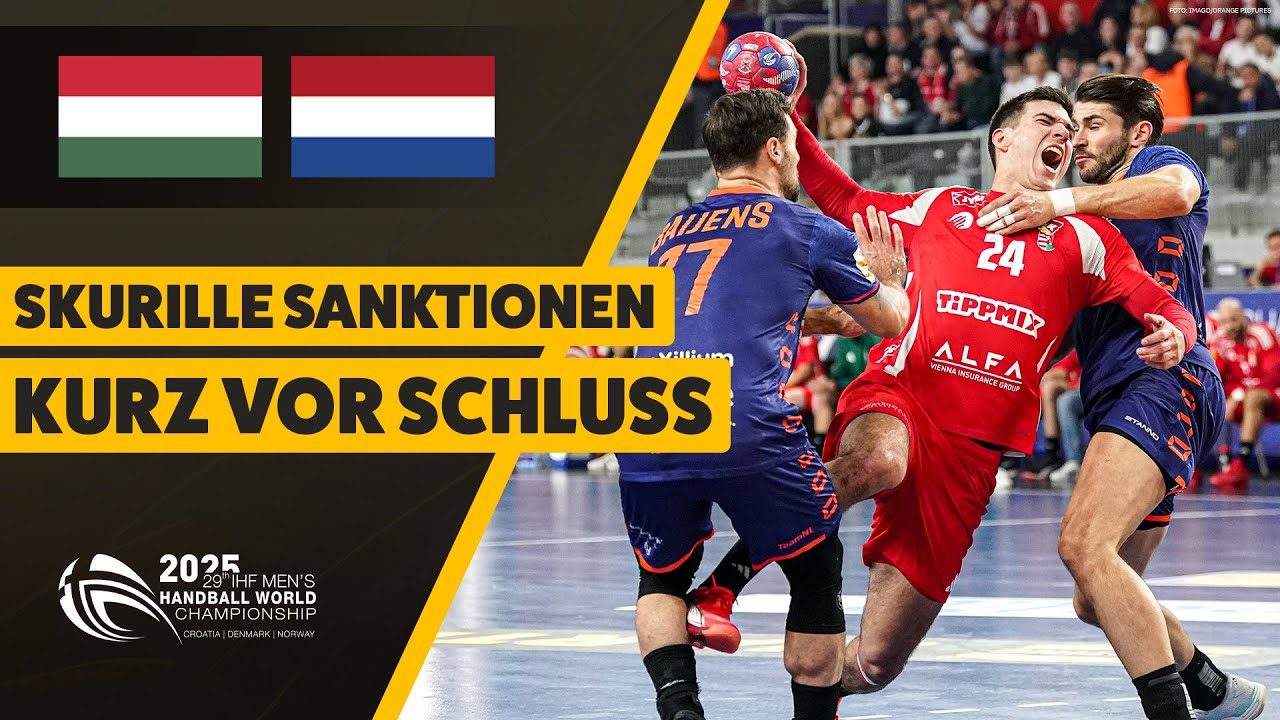 Ungarn - Niederlande | Die komplette Schlussphase - Vorrunde, Männer-WM 2025 | SDTV Handball
