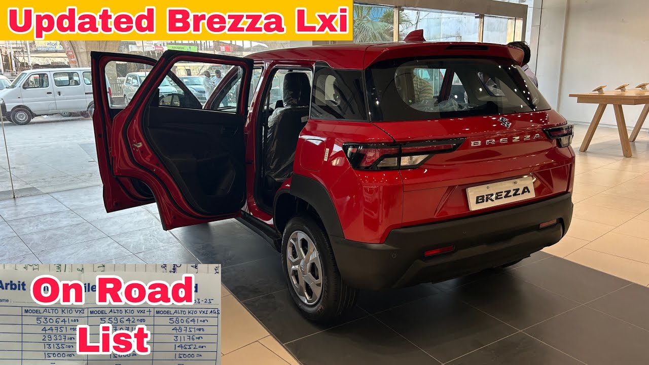 Maruti Suzuki Brezza LXI 2025 | Brezza Base Model 2025, On Road Price, Features & Real-Life-Review