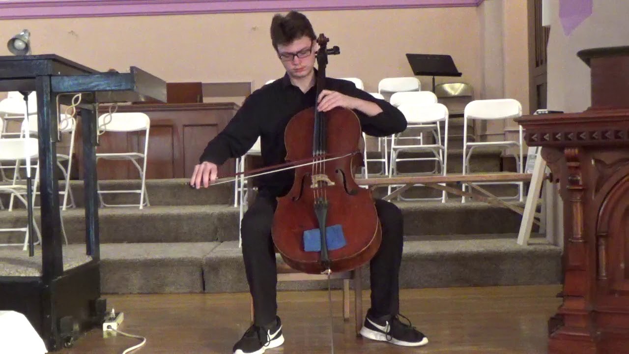 NYO-USA 2018 cello audition,  Brahms Symphony 2 mov. 2