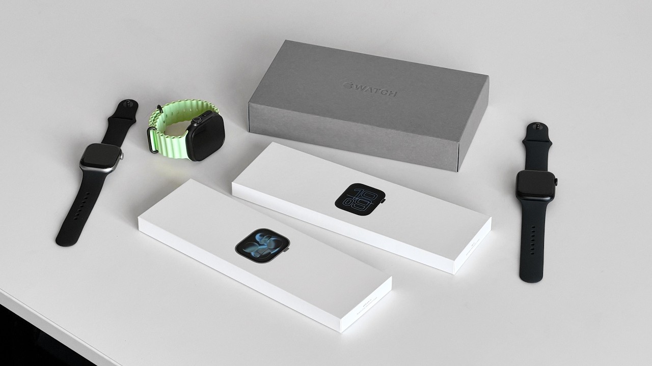 Apple Watch: Unboxing & erster Eindruck (Series 11, Ultra 3, SE 3)