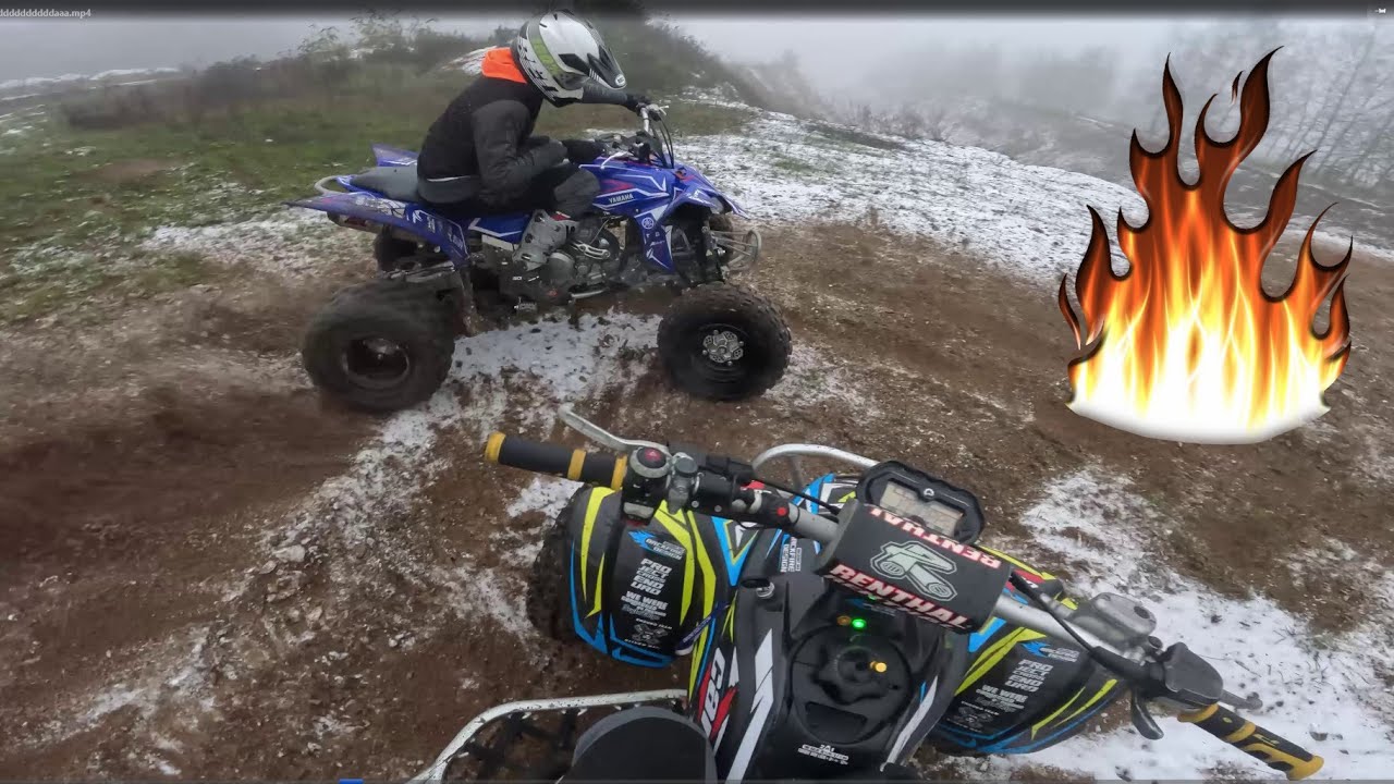 Can am DS 450 2009 & Yamaha YFZ 450 2022 ZIMA Łogiiiń