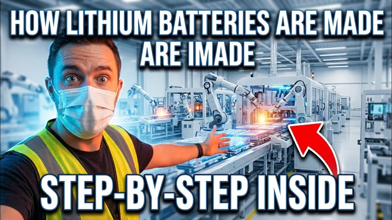 How Lithium Batteries Are Made Inside a Lithium Battery Factory Step by Step Manufacturing Process