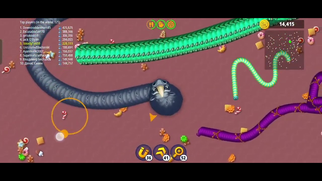 Worms Zone Magic 🐍 #77 - Alaska Big Worm Trap - @Daily_worms_zone_28