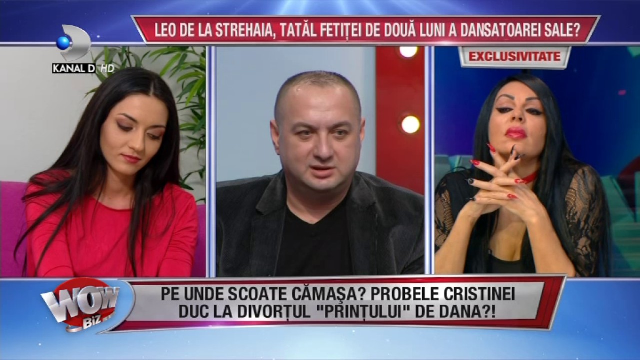 WOWBIZ (08.02.2017) - Leo de la Strehaia si Dana, fata in fata cu dansatoarea Cristina